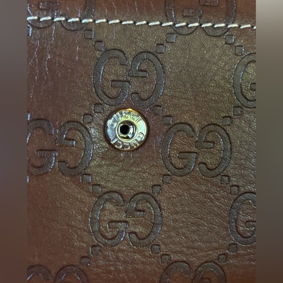 Authentic Gucci Brown Guccissima Leather Hysteria Long Monogram Wallet - Picture 5 of 15